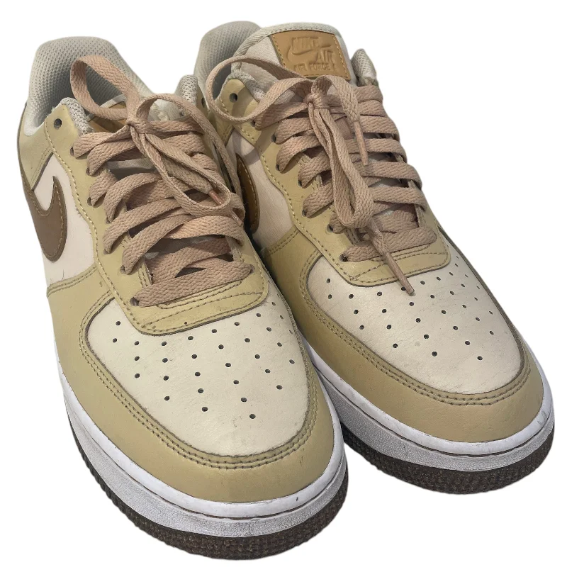 NIKE/Low-Sneakers/US 9.5/Cotton/BEG/Air Force 1 07 LV8