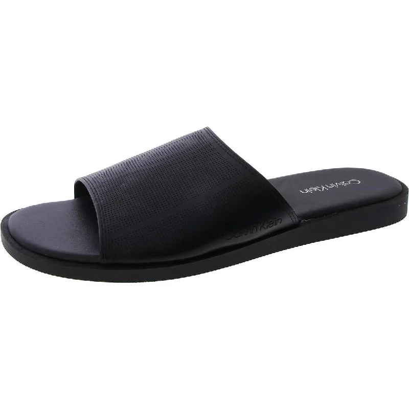 Calvin Klein Mens Slide Slip On Slide Sandals