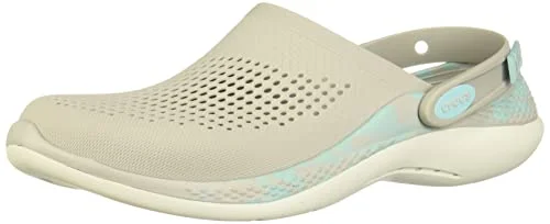 Crocs Unisex LiteRide 360 Marbled Clog Holzschuh, Pearl White/Multi, 38 EU