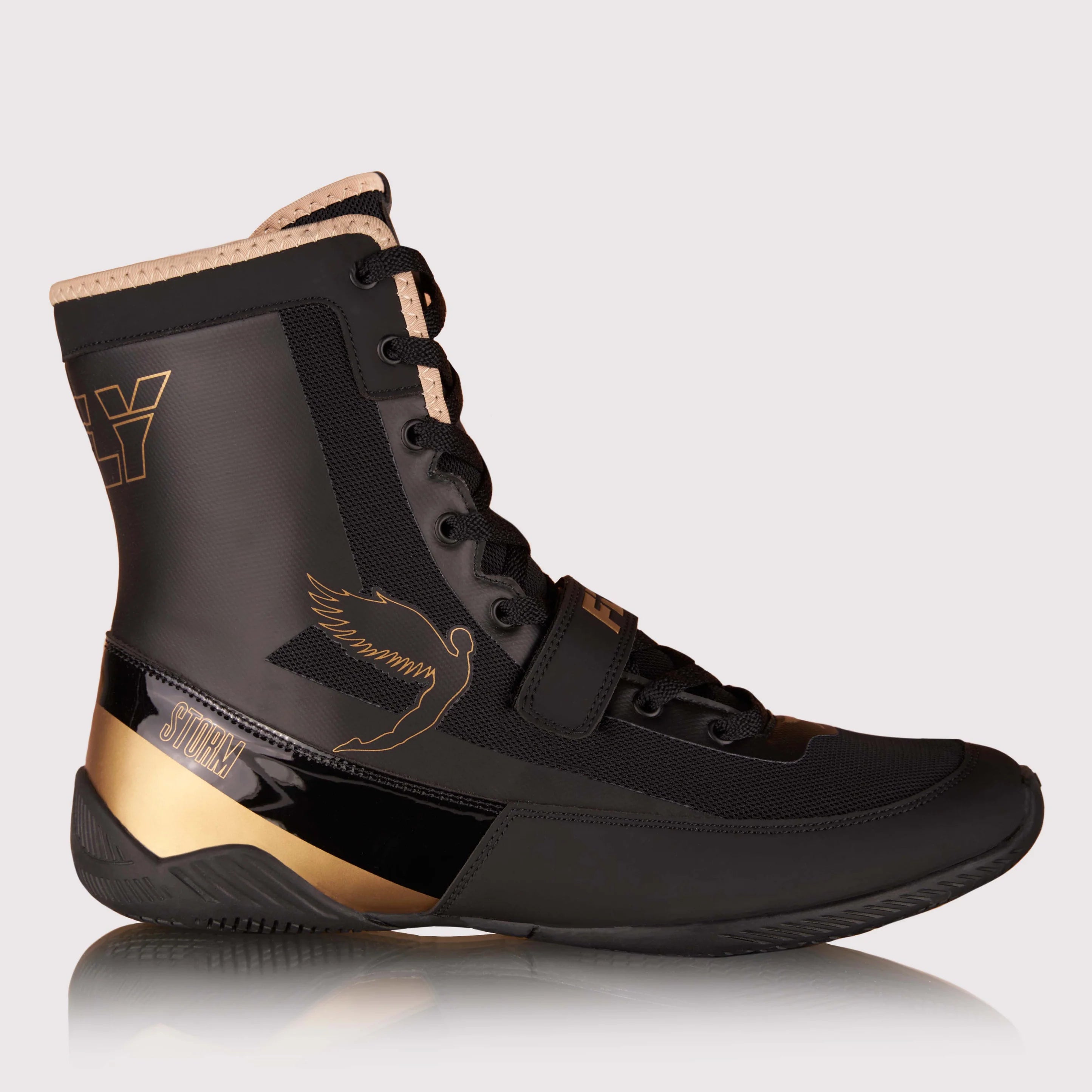 FLY STORM BOOTS BLACK/GOLD