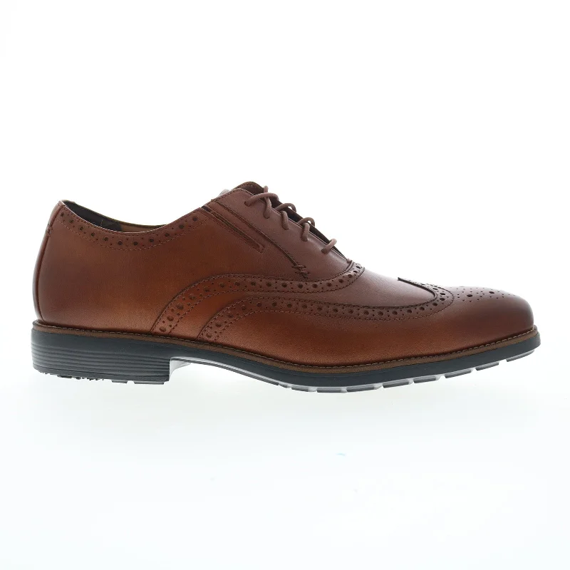 Rockport Total Motion Amalfi Wingtip Mens Brown Wide Oxfords & Lace Ups Shoes