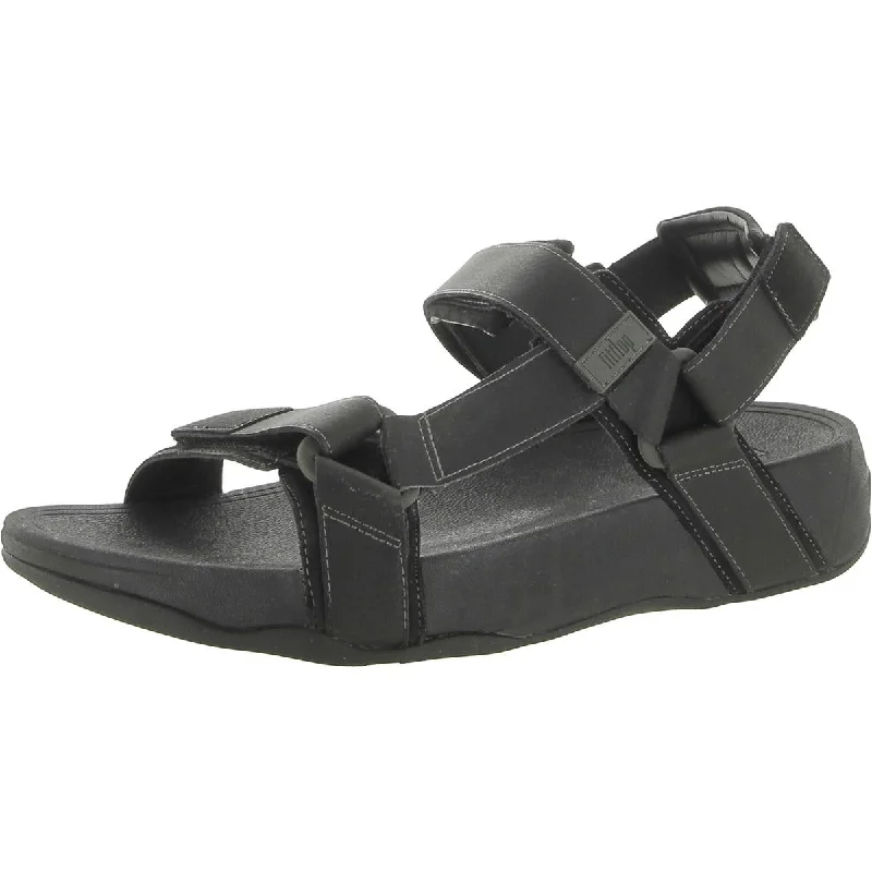 Fitflop Mens Ryker Leather Microwobbleboard Sport Sandals