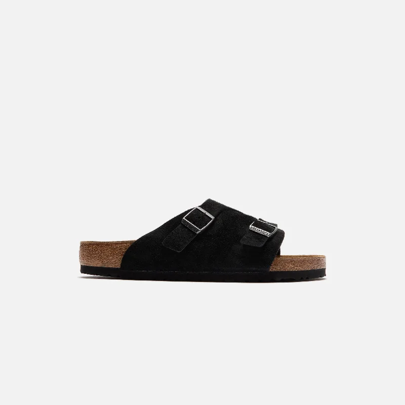 Birkenstock Zurich Suede - Black