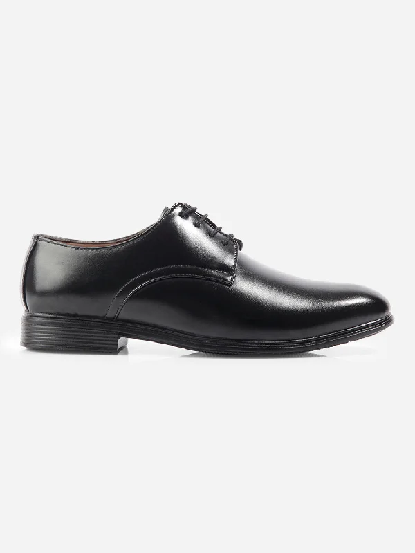 Men's Black Round Toe Lace Up Formal (IX1076)