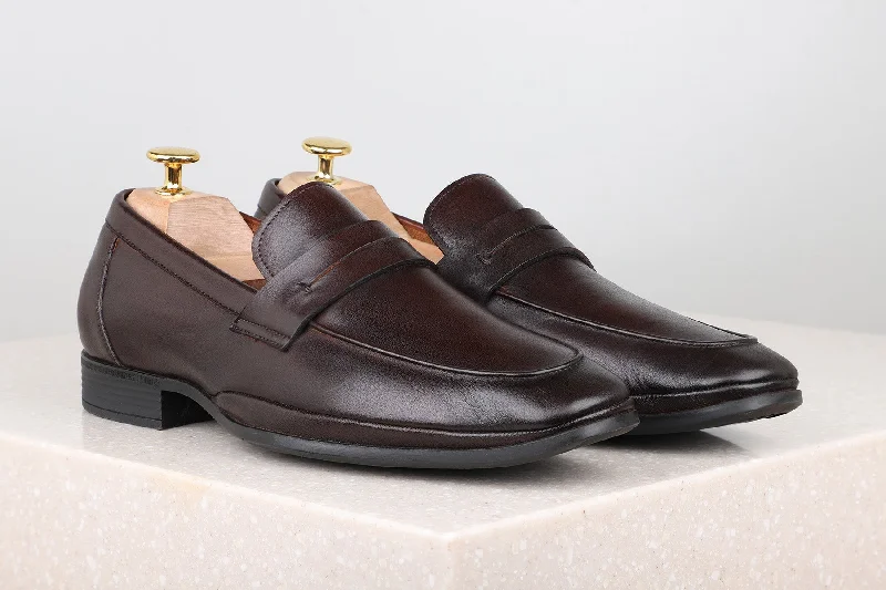 Formal Slipons-Coffee/Brown