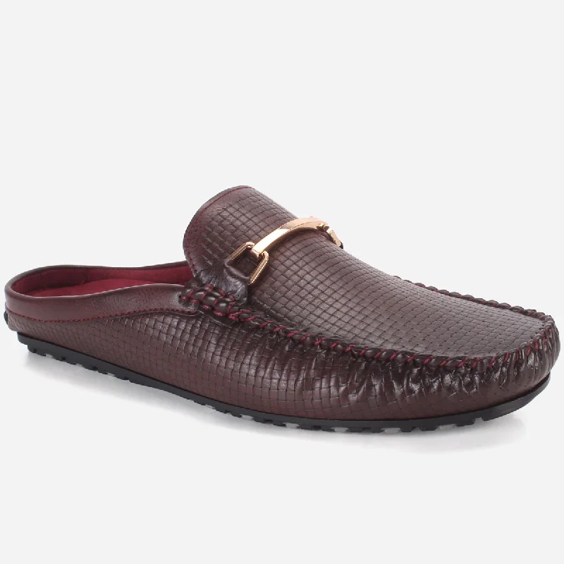 Mens "ZUMA" Casual Open-Back Everyday Mocassins