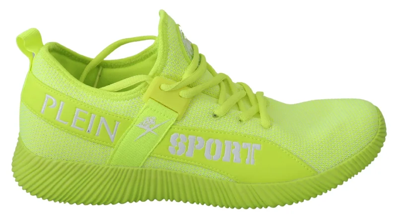 Philipp Plein Stylish Light Green Casual Sneakers