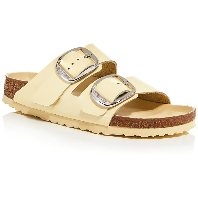 Birkenstock Mens Arizona Big Buckle Leather Footbed Slide Sandals