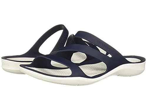 Crocs Damen Swiftwater Women Sandalen, Navy/White, 36/37 EU