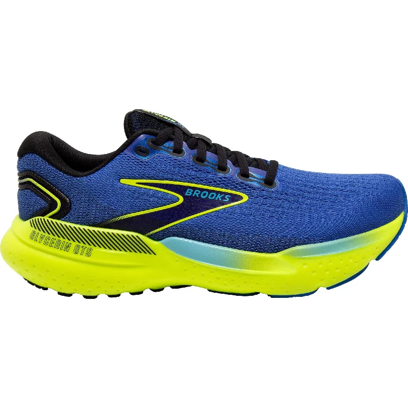 Brooks Glycerin GTS 21 Mens Running Shoes - Blue