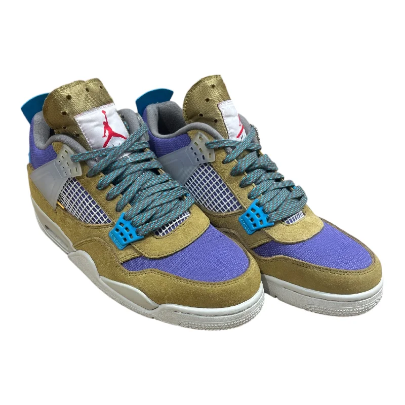 Jordan/Union Los Angeles/Hi-Sneakers/US 11/Suede/YEL/JORDAN 4 DESERT MOSS