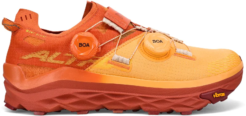 Altra Mont Blanc BOA Mens Trail Running Shoes - Orange