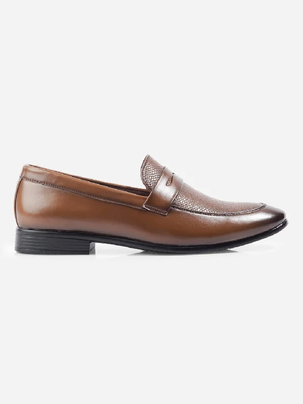 Men's Tan Regular Toe Slip On Formal (IX1074)