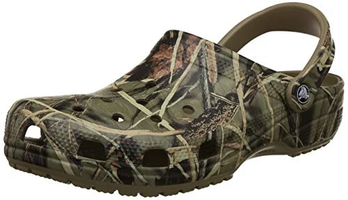 Crocs Unisex Erwachsene Classic Realtree Clogs V2, Khaki, 37/38 EU