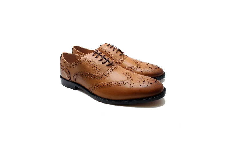 Luxury Day Brogues - Tan - CLEARANCE