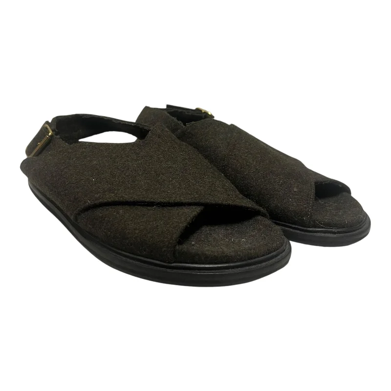 MARNI/Sandals/US 10/Wool/KHK/