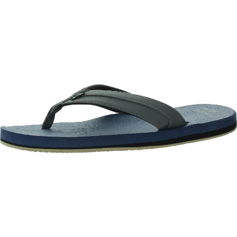 Billabong Mens Round toe Thong Flip-Flops