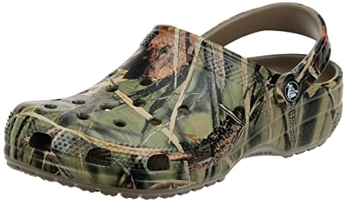 Crocs Unisex Erwachsene Classic Realtree Clogs V2, Khaki, 38/39 EU