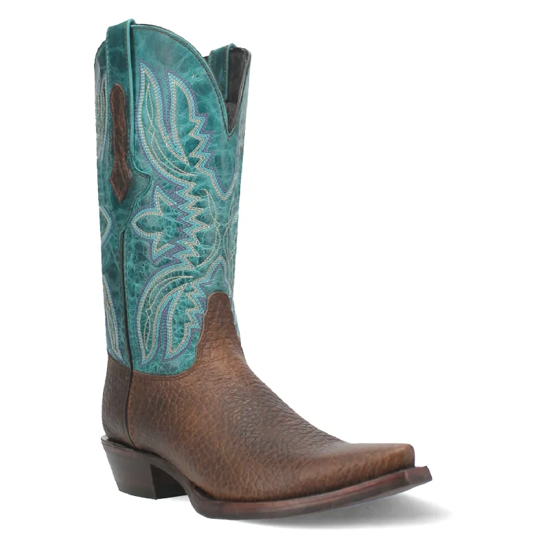 Dingo Mens Rio Lobo Brown Leather Cowboy Boots