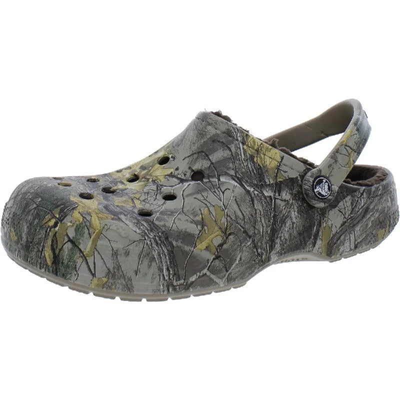 Crocs Mens Baya Lined RealTree Extra Clog Faux Fur  Sport Sandals