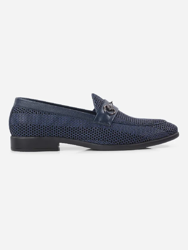 Men's Blue 3D Finish Fashion Slip On (IX1085)